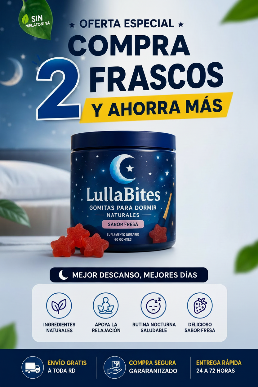 Lullabites™ – Gomitas para apoyar tu rutina de descanso🍬🌙| Sin Melatonina