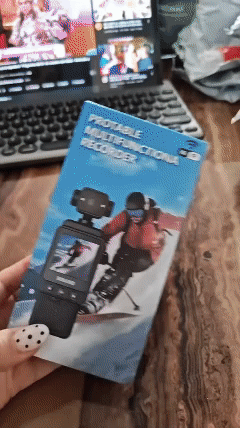 🎥Cámara Portátil Inteligente con Pantalla –Graba Todo en Alta Definición Donde Sea