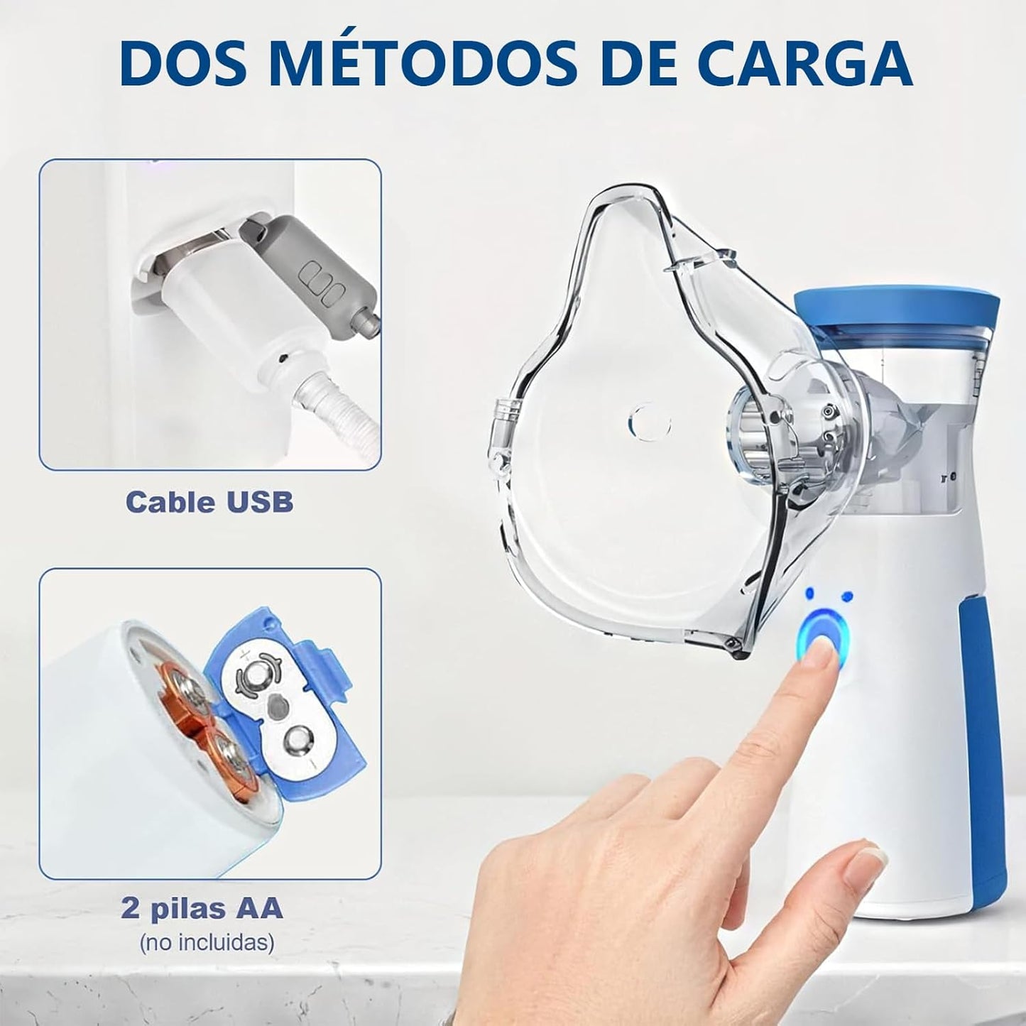 🫁 Nebulizador Portátil– Silencioso y Recargable.🔋