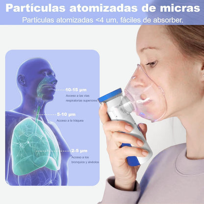 🫁 Nebulizador Portátil– Silencioso y Recargable.🔋