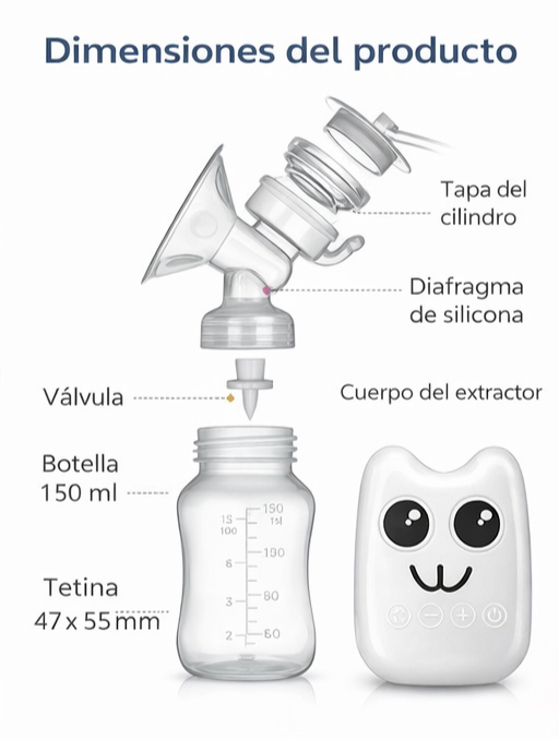 🍼 Extractor de Leche Eléctrico-Portátil Recargable🔋