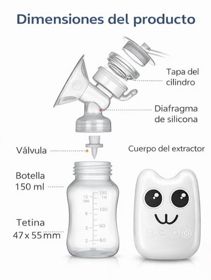 🍼 Extractor de Leche Eléctrico-Portátil Recargable🔋