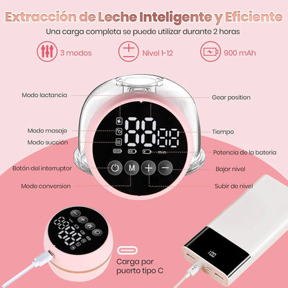 🍼 Extractor de Leche Materna Recargable Inteligente⭐