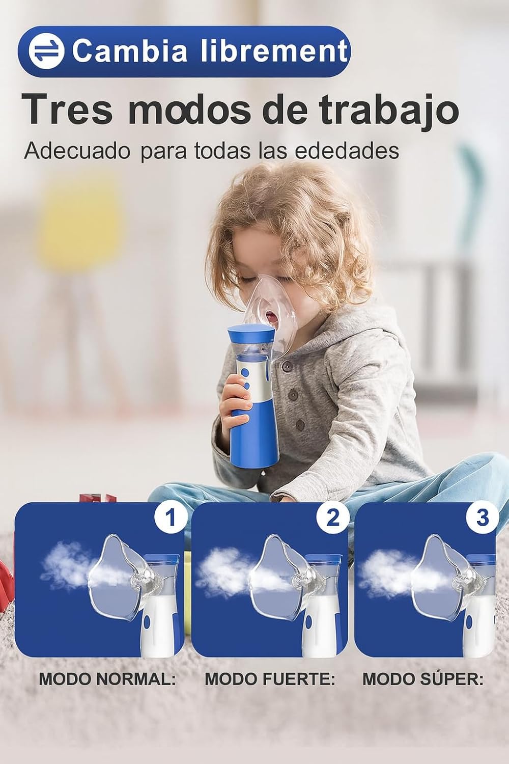 🫁 Nebulizador Portátil– Silencioso y Recargable.🔋