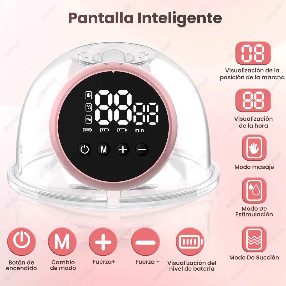 🍼 Extractor de Leche Materna Recargable Inteligente⭐