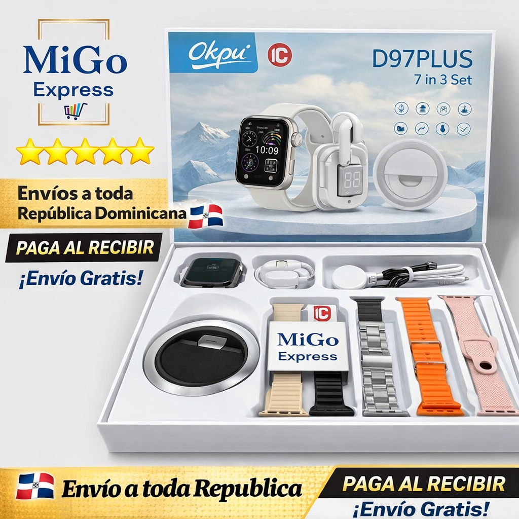 ⌚Reloj Inteligente D97 Plus-El Más Completo al Mejor Precio en RD