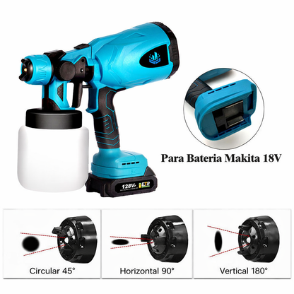🎨 Pistola Pulverizadora 48V Profesional-Pistola de pintura Profesional Inalámbrica🔋