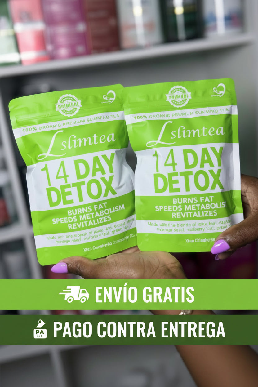 Slimtea 14 Day Detox 🍃 Quema grasa, activa tu metabolismo y desinflama en 14 días