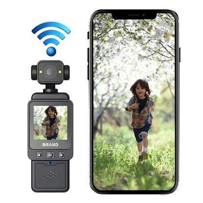 🎥Cámara Portátil Inteligente con Pantalla –Graba Todo en Alta Definición Donde Sea