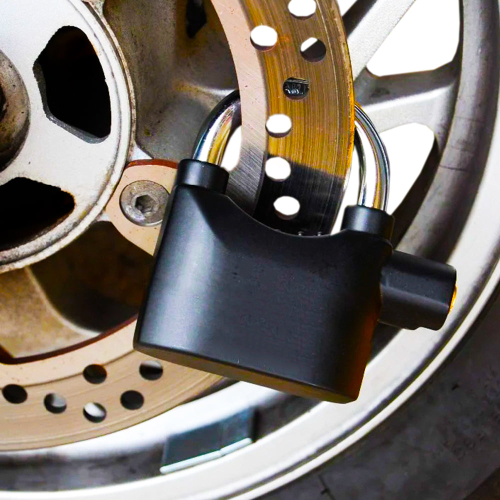 CANDADO INTELIGENTE CON ALARMA Y CON LLAVES DE ALTA SEGURIDAD