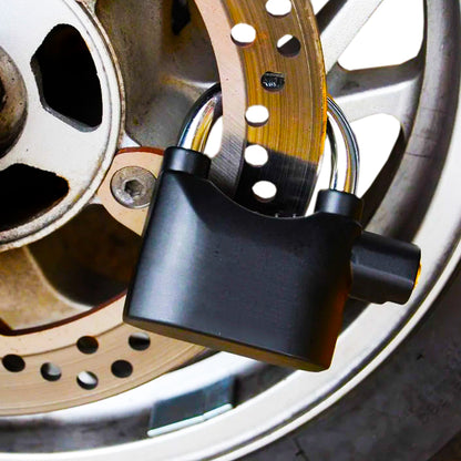 CANDADO INTELIGENTE CON ALARMA Y CON LLAVES DE ALTA SEGURIDAD