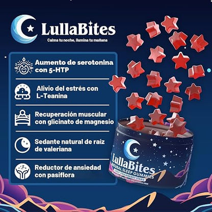 Lullabites™ – Gomitas para apoyar tu rutina de descanso🍬🌙| Sin Melatonina
