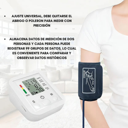 🩺Tensiómetro Digital de Brazo – Precisión Profesional en Casa