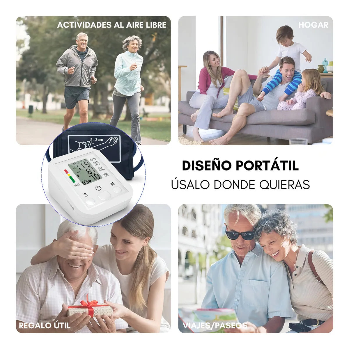 🩺Tensiómetro Digital de Brazo – Precisión Profesional en Casa